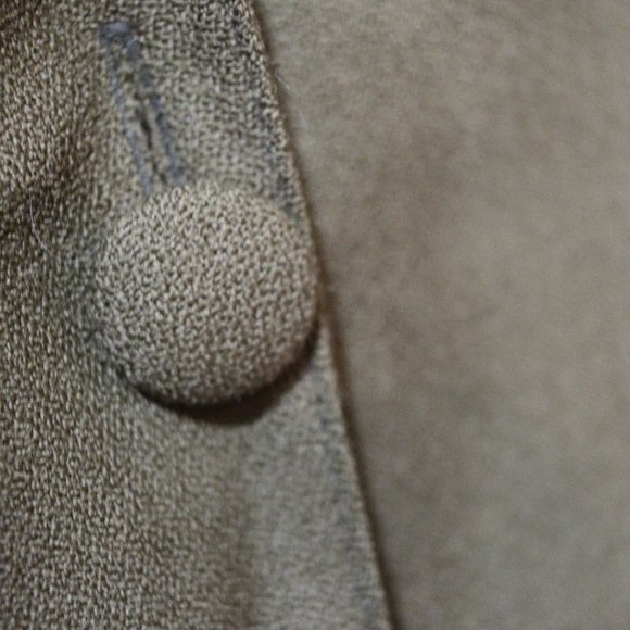 Krivoy Olive Green Wool Blazer Pant Suit Set Vintage Hadesman Style Size 2 - Picture 4 of 16